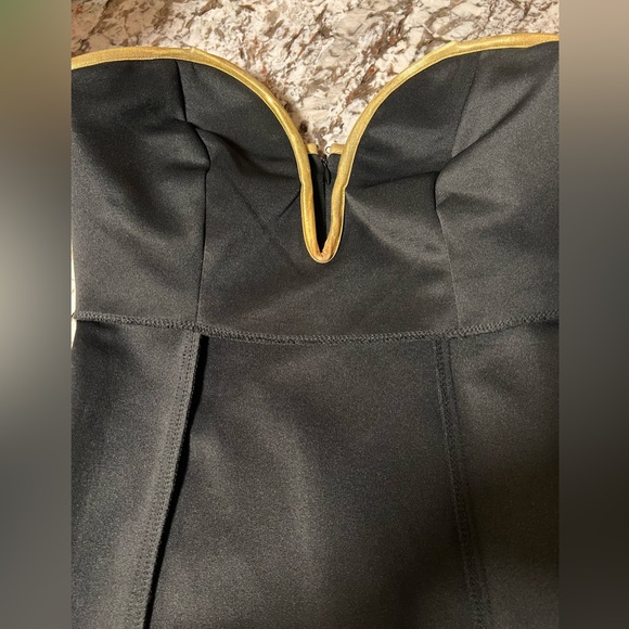 Rare R London black strapless dress size S - Picture 6 of 11